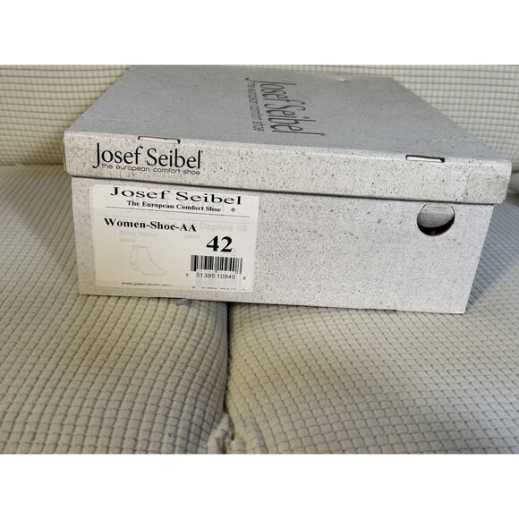 Josef Seibel Fur lined Daphne Velour Suede Zippered Boots, Size EU 42, US 10, NW - Picture 10 of 10